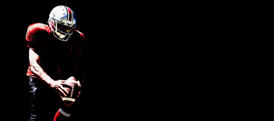 American Football Player © vectorfusionart