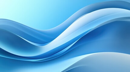 Fototapeta premium Abstract light blue gradient, moving from deep blue at the edges to a lighter tone in the center, perfect for sleek design projects.