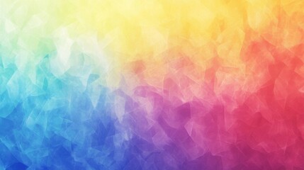 Abstract Background with Gradient of Pastel Colors and Geometric Shapes