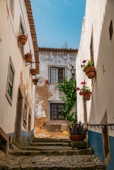 Fototapeta premium Old Town of Obidos Portugal 