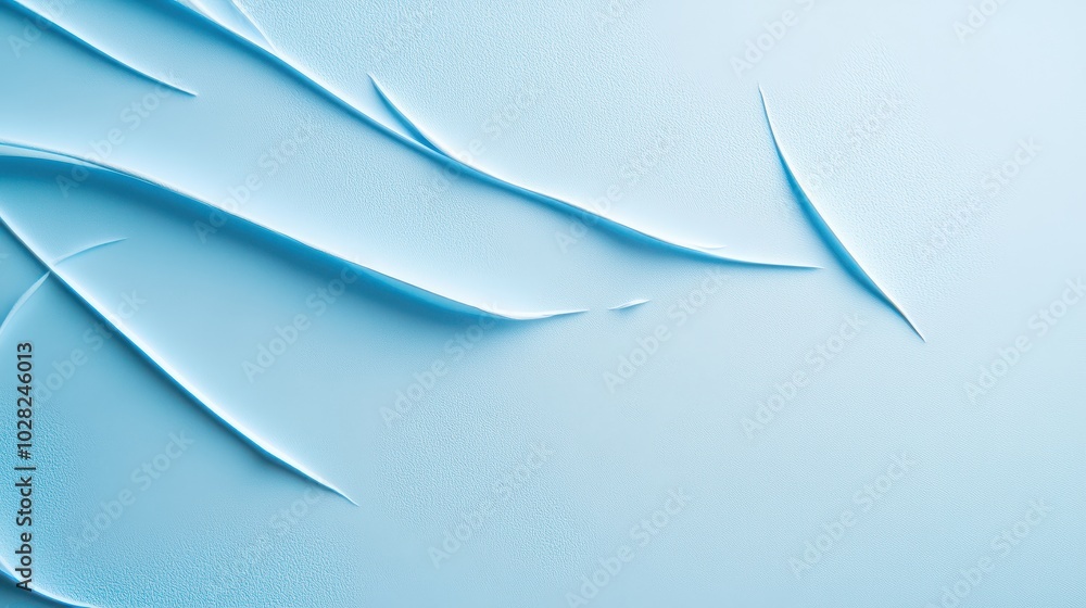 Poster close-up of a light blue textured surface, showcasing delicate patterns and fine details. ideal for 
