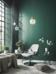 A rich emerald green background with subtle gradients, adding depth and texture for a luxurious, elegant effect
