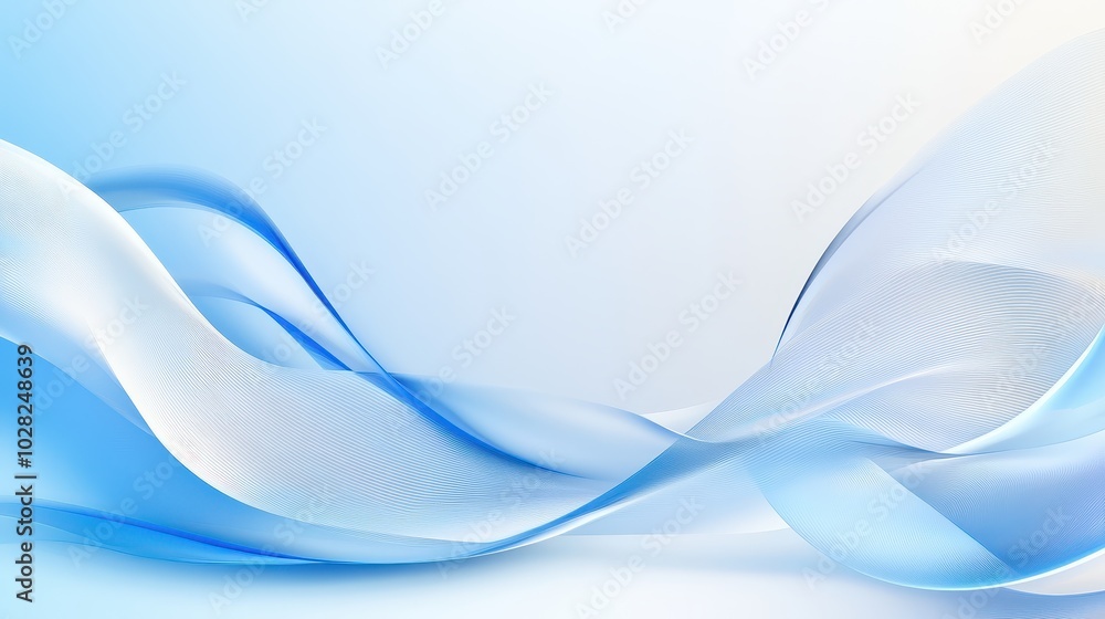 Aufkleber light blue background design with sleek gradients and a modern, abstract layout for digital projects