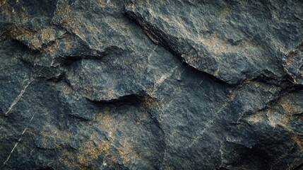 Close-up Texture of Rough, Gray Rock Surface