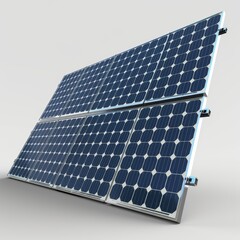 Realistic 3D Solar Panel Model for Visualization
