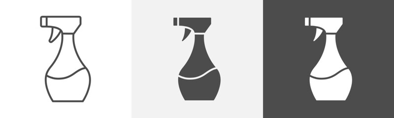 spray icon Vector thin line symbol