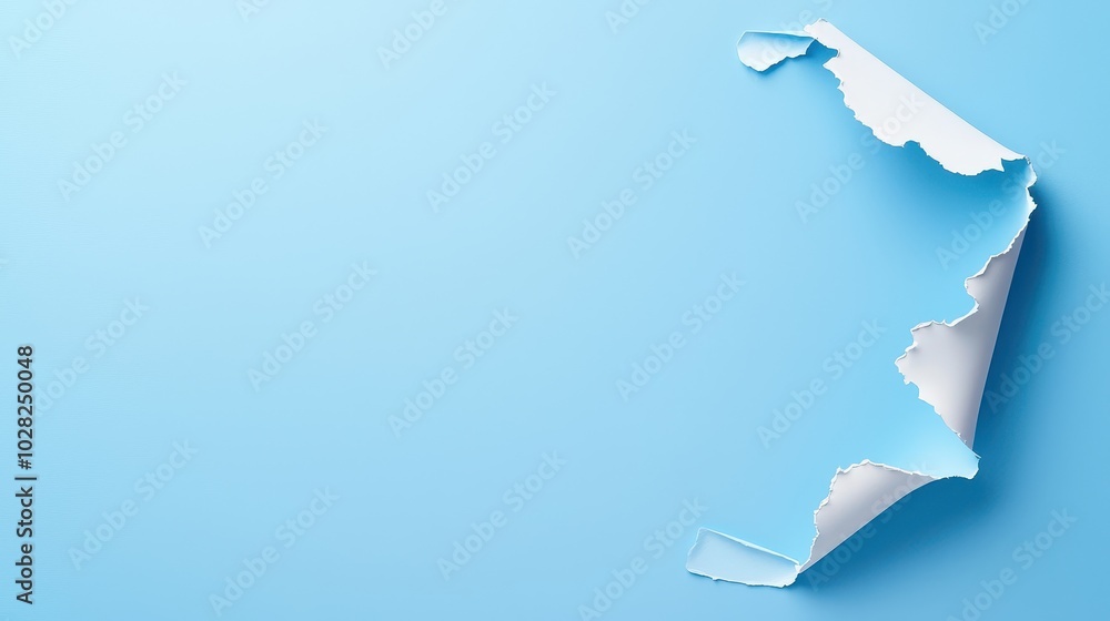 Poster light blue paper background with a smooth yet slightly rough texture, ideal for adding a natural and