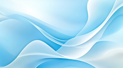 Fototapeta premium Light blue pattern background with soft, flowing shapes, evoking a peaceful mood.