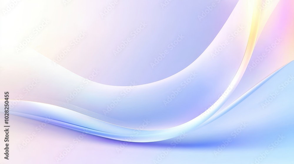 Poster light blue vector background with soft gradients and simple lines, ideal for professional or corpora