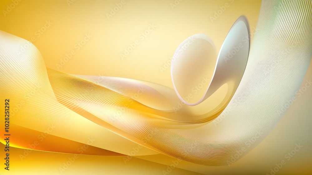 Poster minimalist yellow vector background with sharp, crisp lines and abstract forms for a sleek look.