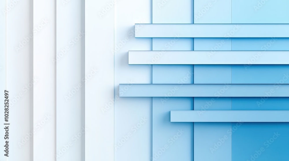 Aufkleber smooth light blue gradient with subtle shifts between shades, ideal for minimalistic or abstract des