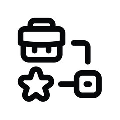 workflow icon. vector line icon for your website, mobile, presentation, and logo design.