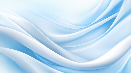 Obraz premium Subtle light blue and white background with smooth blending, creating a fresh and open feel for modern designs.