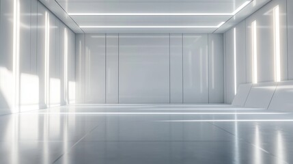 Fototapeta premium White Room with Light