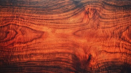 Naklejka premium Rich Red Wood Grain Pattern with Dark Knots