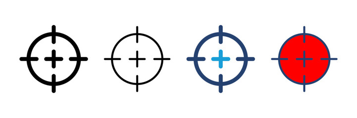 Target icon vector. goal icon vector. target marketing icon vector