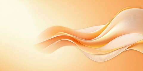 Fototapeta premium Warm yellow-orange background with a subtle gradient blending both colors harmoniously.