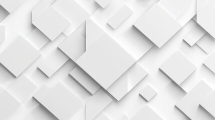 Fototapeta premium Abstract White Geometric Pattern