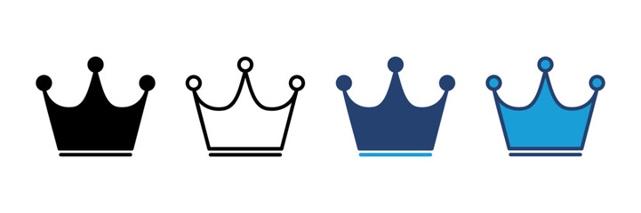 Crown icon vector. crown vector icon