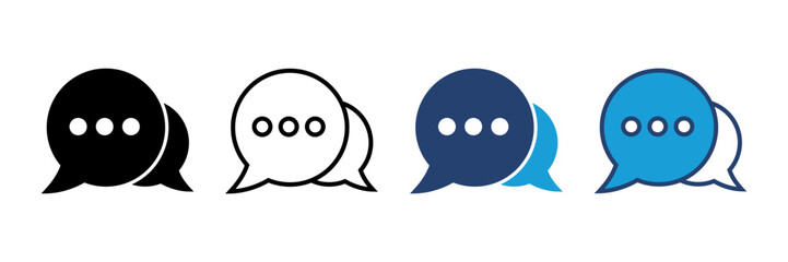 Chat icon vector. speech bubble icon. comment icon vector. message. contact us