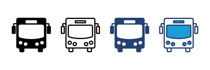 Bus icon vector. bus vector icon