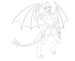 Blue female sea dragon