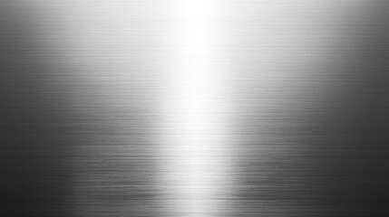 Abstract Brushed Metal Texture with a Light Reflection