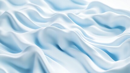 Naklejka premium Abstract Blue Fabric Waves