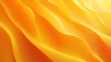 Obraz premium Abstract Orange Waves