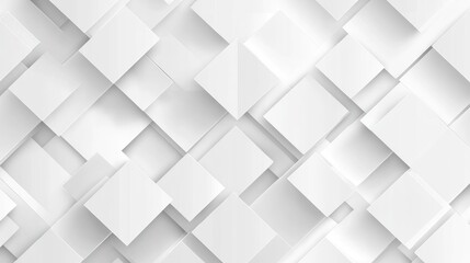 Abstract White Squares Background