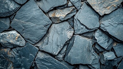 Fototapeta premium Blue stone background with high resolution Top view Copy space : Generative AI