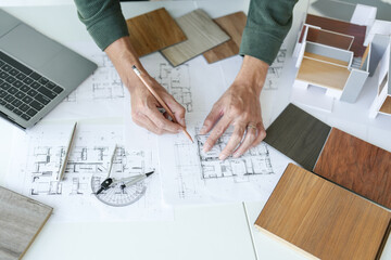 Architecture interior Asianman Creative project plan designer home and Choose interior materials ...