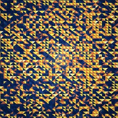 Mosaic pattern composition featuring harmonious interplay of triangles, lines, and round elements, creating a visually engaging and dynamic design for posters, covers, banners, brochures, websites