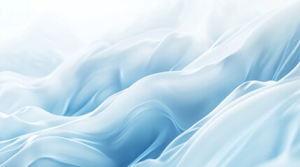 Obraz premium Abstract Blue Fabric Waves