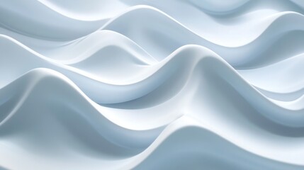 Obraz premium Abstract 3D Wavy Surface