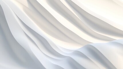 Abstract White Drape