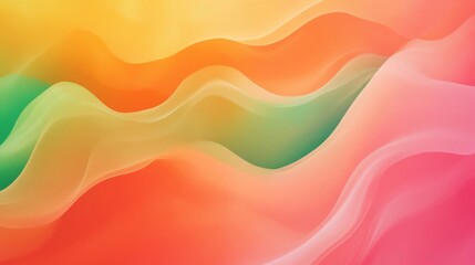 Fototapeta premium Abstract Wavy Gradient Background with Soft Colors