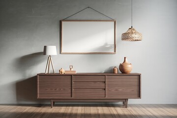 Minimalist Interior Design with Wooden Furniture