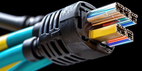 High Speed Fiber Optic Cable for Underwater Communication