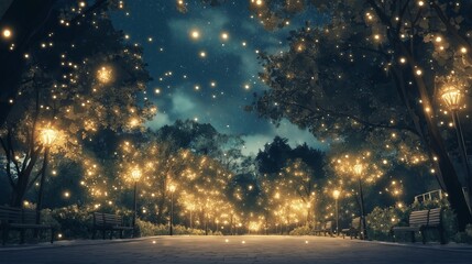 anime theme of landscape