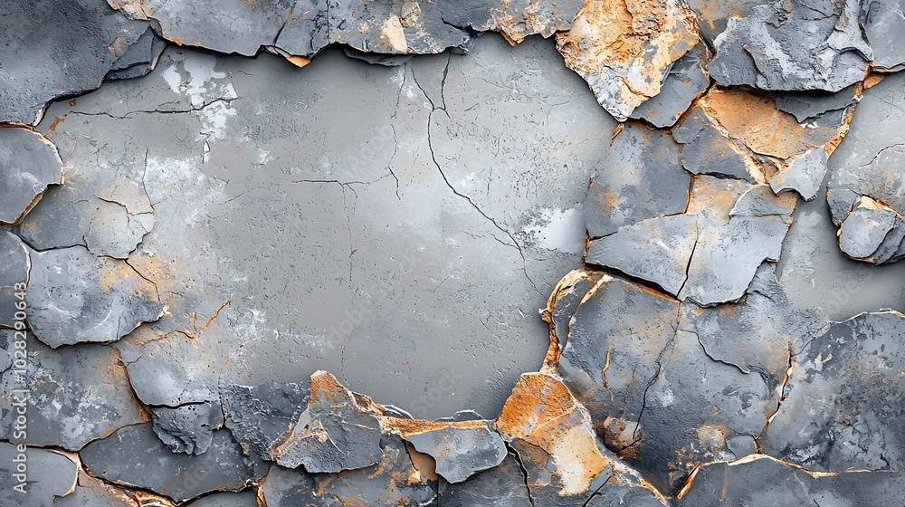 Poster grey stone concrete background pattern with high resolution top view copy space : generative ai