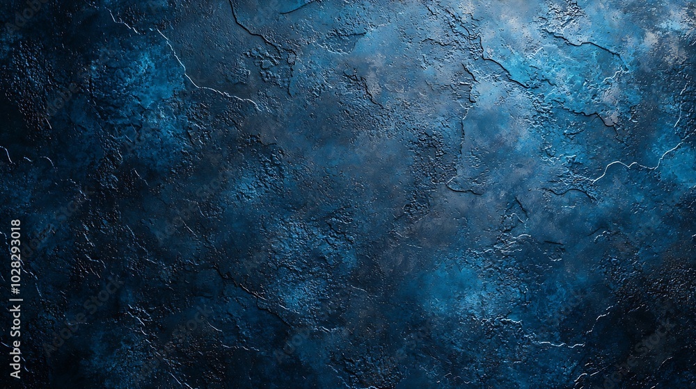 Poster Blue stone concrete background with high resolution Top view Copy space : Generative AI