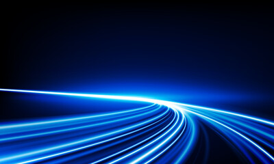Abstract speed Business Start up launching product with Electric car and city concept Hitech communication concept innovation background,  vector design