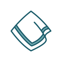 handkerchief icon vector design template simple and clean