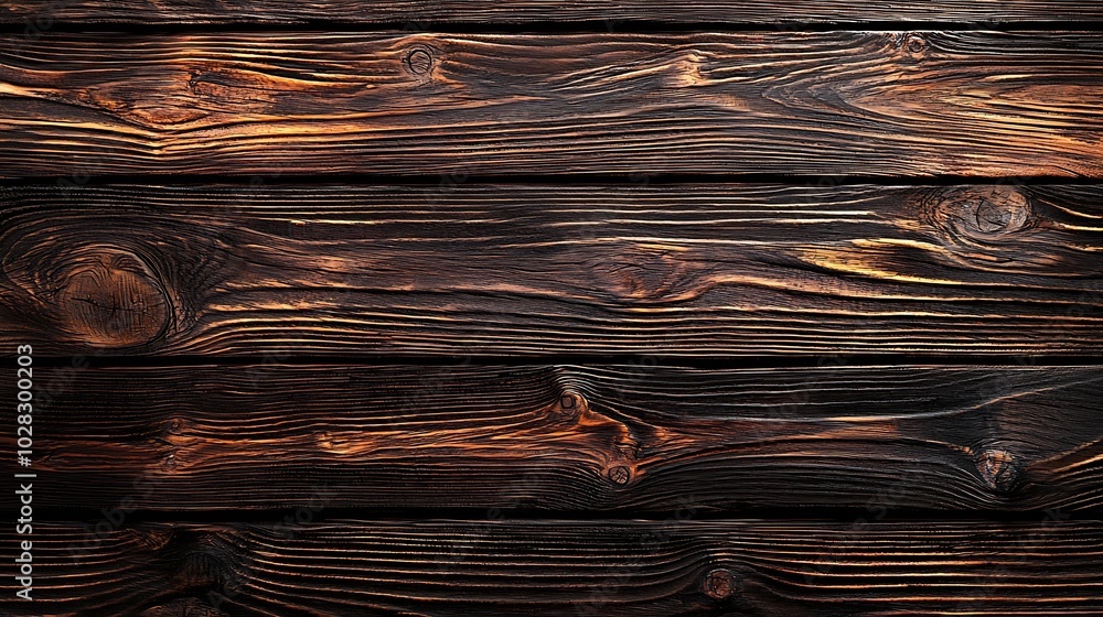 Poster dark brown wooden background with high resolution top view copy space : generative ai