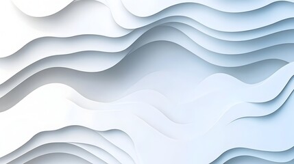 Obraz premium Smooth Monochrome 3D Lines Forming a Dynamic Interconnected Flow