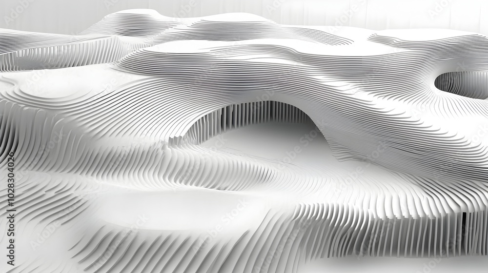 Aufkleber captivating abstract 3d background with fluid motion and elegant design