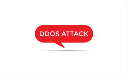 Ddos attack Countdown number banner templates. time icon. Vector Illustration 
