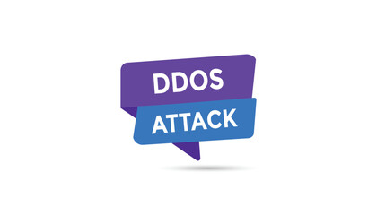Ddos attack Countdown number banner templates. time icon. Vector Illustration 
