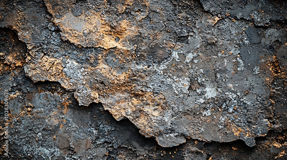Poster grey brown stone concrete background pattern with high resolution top view copy space : generative a